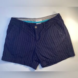 Merona shorts eyelet chino blue 4